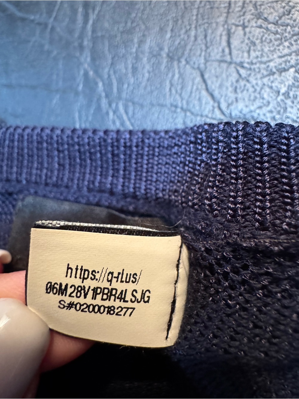 Lauren Ralph Lauren Belting Motif Short Sleeve Sweater Navy M Equestrian Knit - Picture 10 of 11